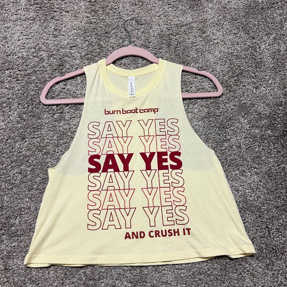 Burn Boot Camp cropped shirt